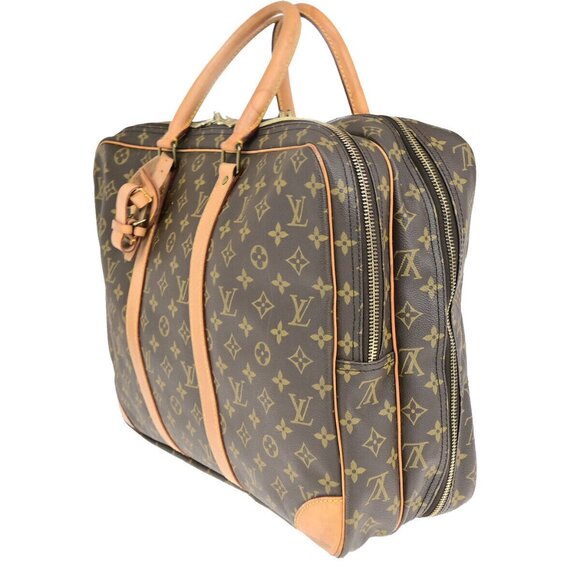 LOUIS VUITTON Sac 48 Heures Travel Hand Bag Monogram Leather BN M41383 32YG588 - Picture 2 of 14
